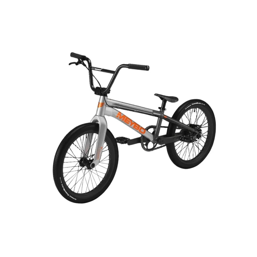 Meybo Superclass 2025 BMX Race Bike - Grey/Orange