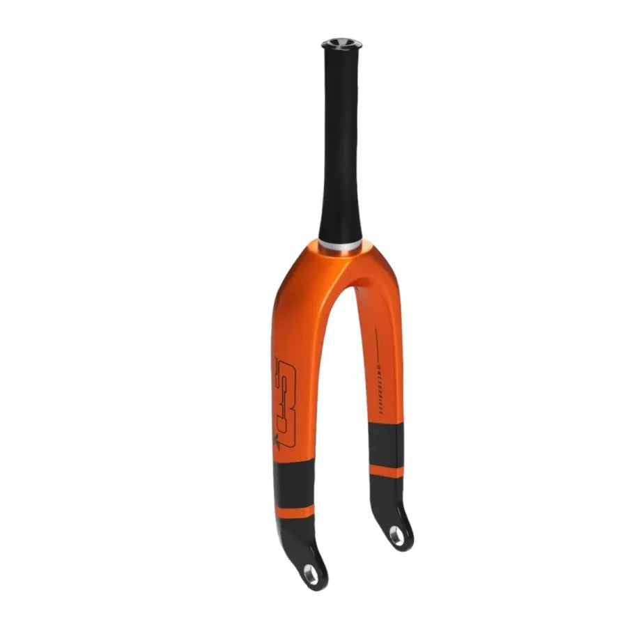 SD Tapered Carbon BMX Race Fork V2 Pro - 20mm - Black/Orange