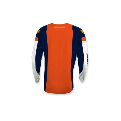 Meybo SlimFit BMX Race/MTB/Downhill Jersey - Blue/Orange