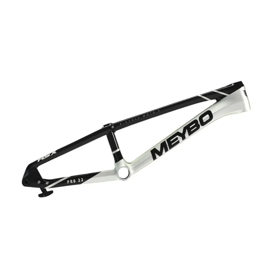 Meybo HSX 2025 Carbon BMX Race Frame - Black/Pearl White