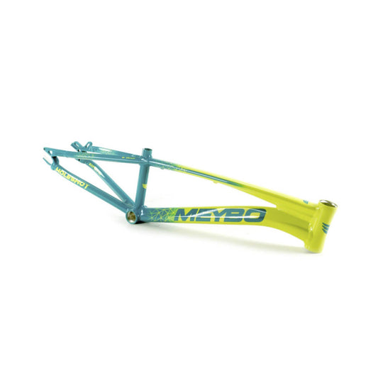 Meybo Holeshot 2024 BMX Race Frame - Lime/Petrol