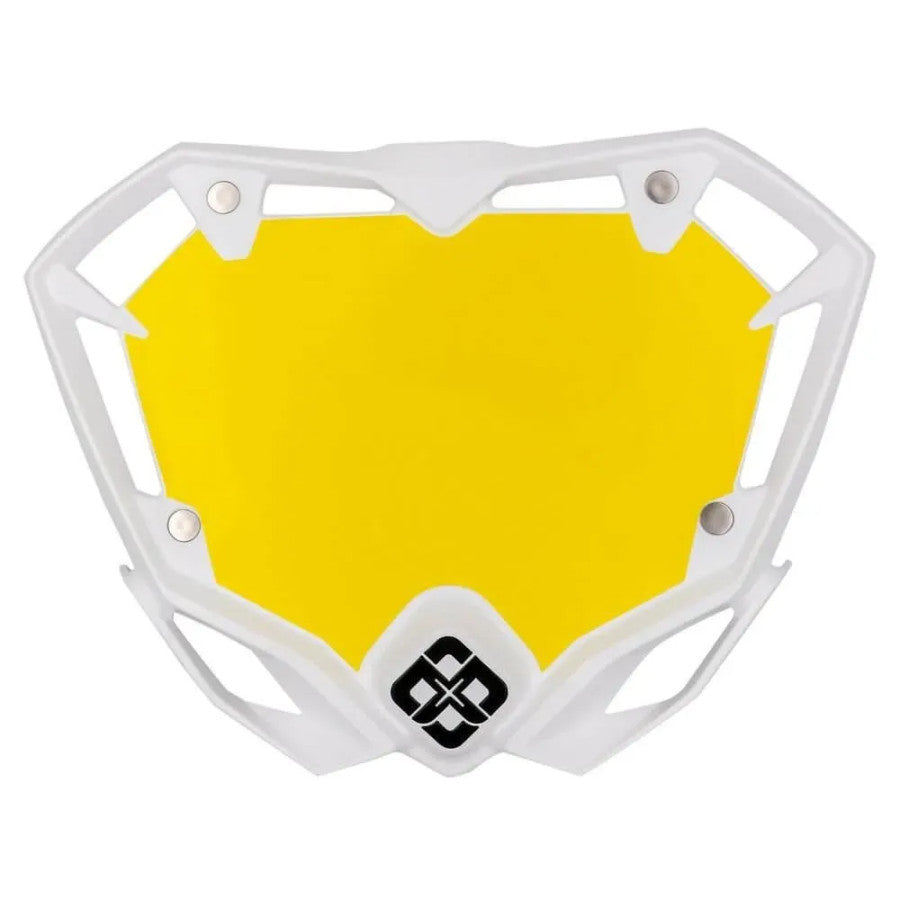 Pride Racing Air BMX Race Numberplate - White