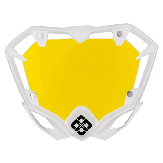 Pride Racing Air BMX Race Numberplate - White