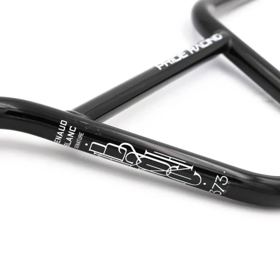 Pride Racing 373 Blanc Replica HD BMX Race Handlebars - 31.8mm - Black