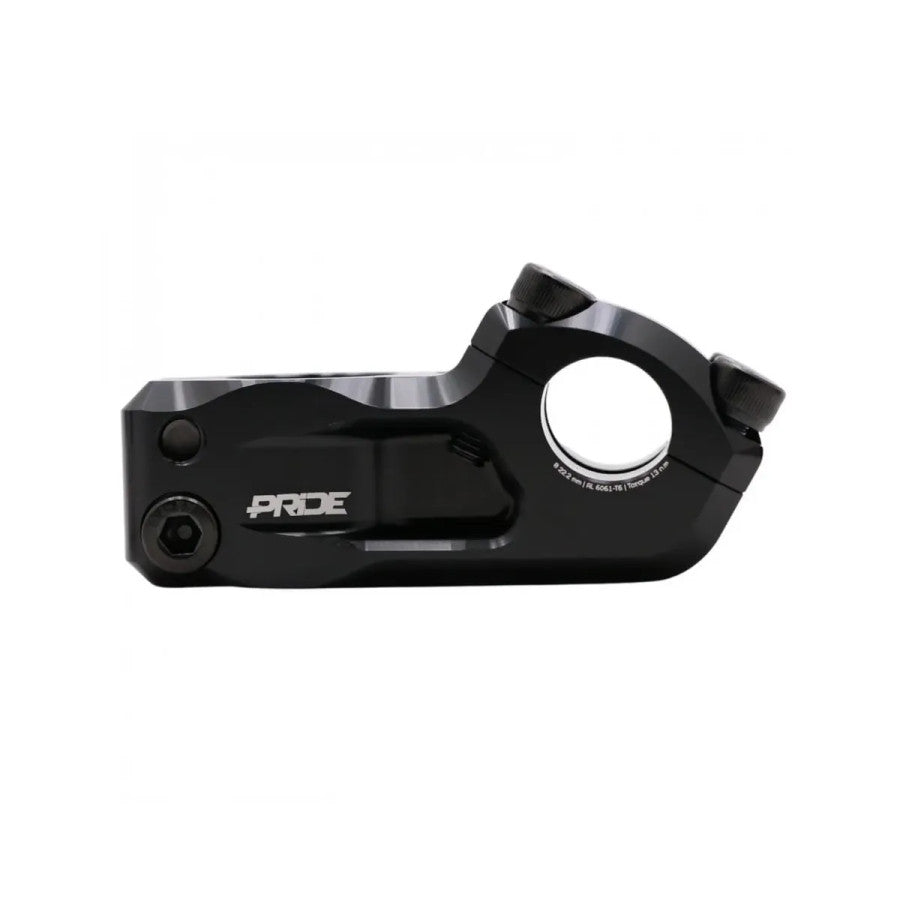 Pride Racing Cayman V2 BMX Race Stem - 22.2 - Black