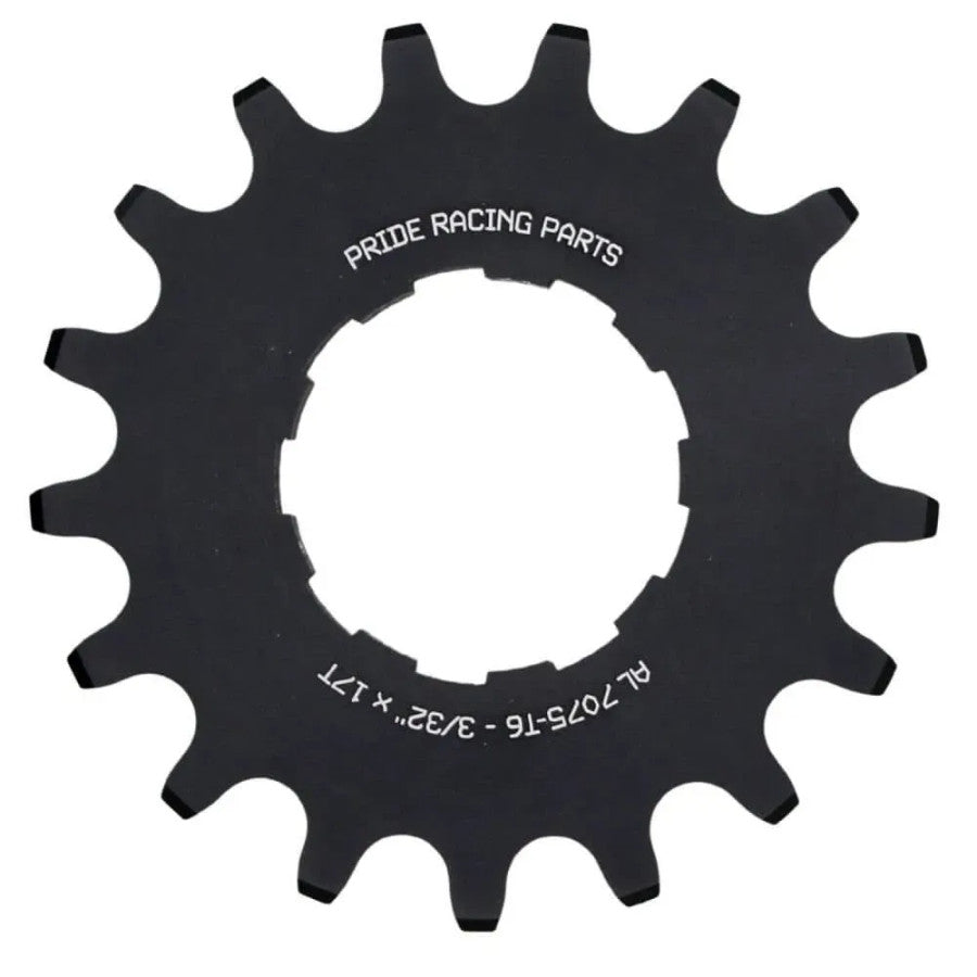 Pride Racing Spiral V2 Alu BMX Race Cog - Black