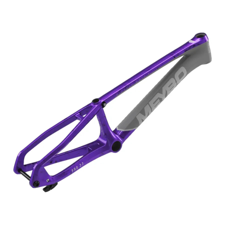 Meybo HSX 2026 Carbon BMX Race Frame - Matte Grey/Purple
