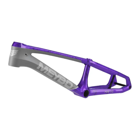 Meybo HSX 2026 Carbon BMX Race Frame - Matte Grey/Purple