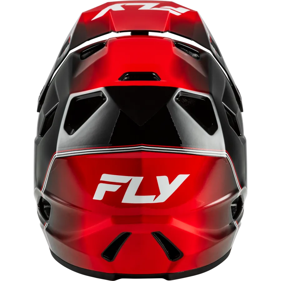Fly Racing Rayce Repeat BMX Race/MTB/Downhill Helmet - Black/Red