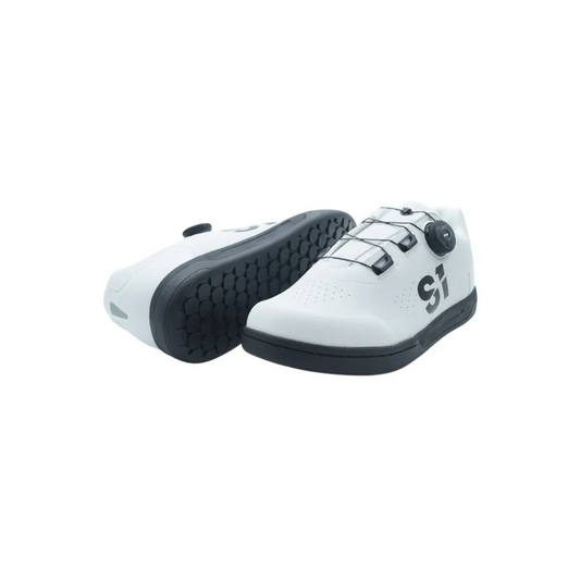 S1 Accel BMX Race/MTB/Downhill Shoes - White