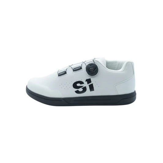 S1 Accel BMX Race/MTB/Downhill Shoes - White