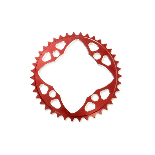 SD-X 7075 CNC 4 Hole BMX Race Chainring - Red