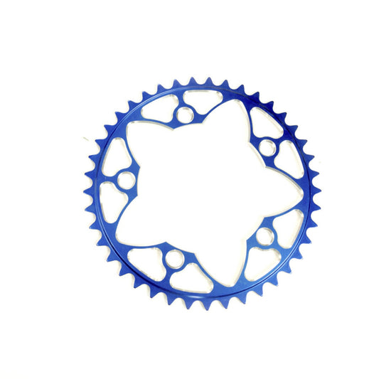 SD-X 7075 CNC 5 Hole BMX Race Chainring - Blue