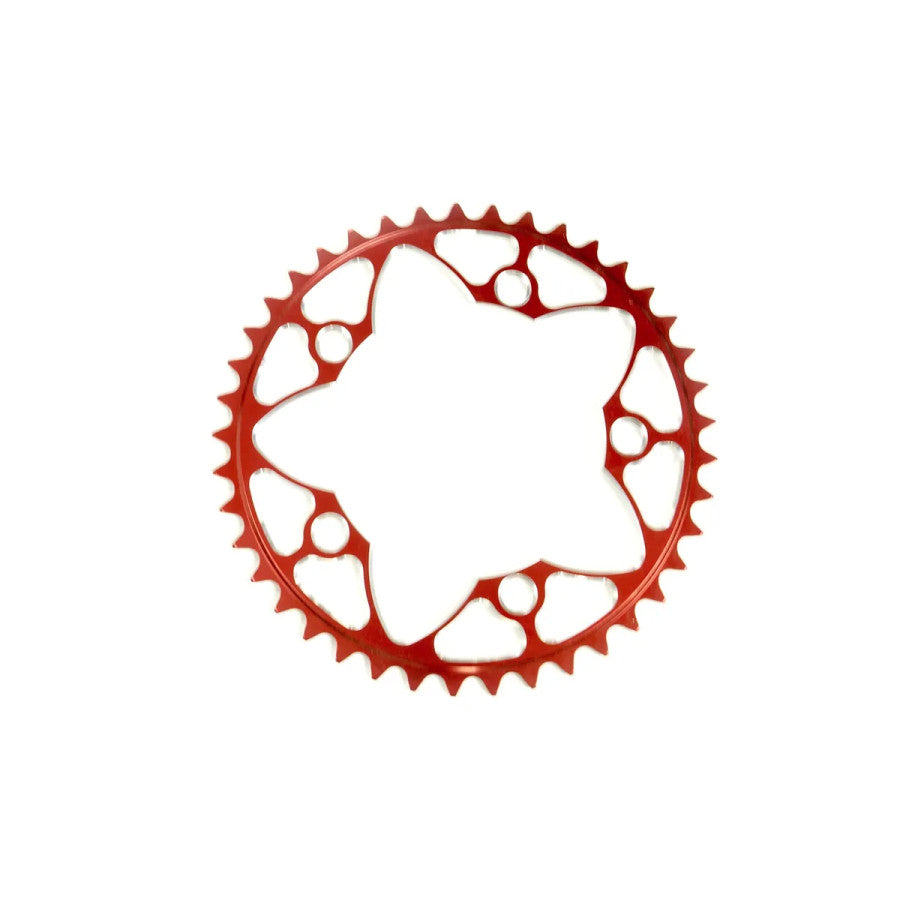 SD-X 7075 CNC 5 Hole BMX Race Chainring - Red