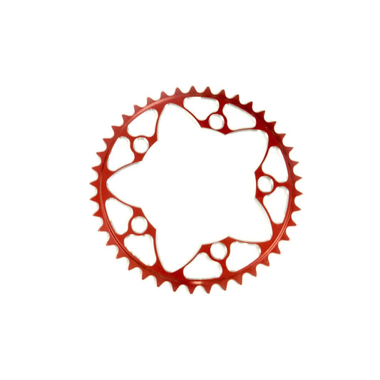 SD-X 7075 CNC 5 Hole BMX Race Chainring - Red