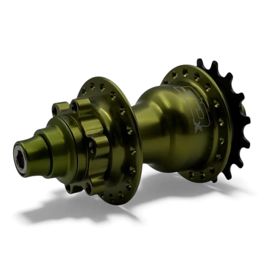 SD-X Sniper Expert Disc Rear BMX Race Hub - 10mm - Lime