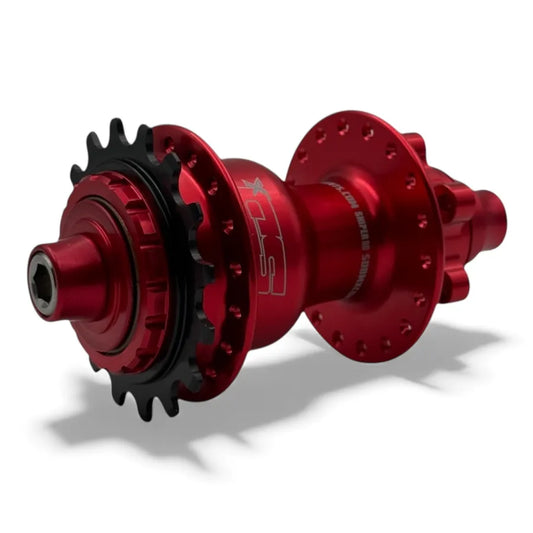 SD-X Sniper Expert Disc Rear BMX Race Hub - 10mm - Red