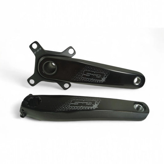SD B-83 Hollow 4 Hole BMX Race Crankset - Black