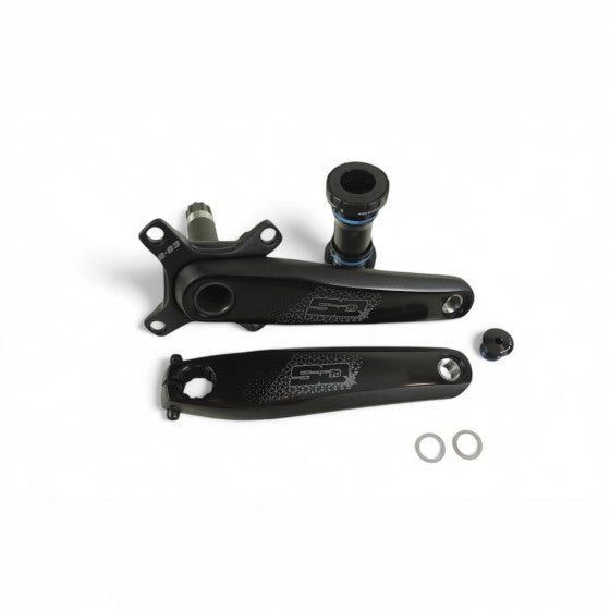SD B-83 Hollow 4 Hole BMX Race Crankset - Black