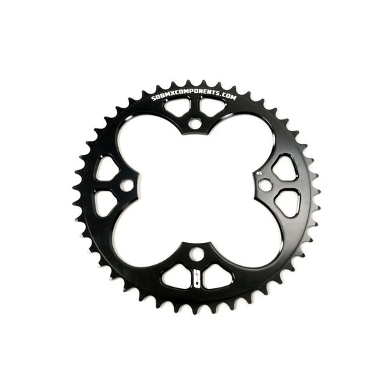 SD V2 6061 CNC 4 Hole BMX Race Chainring - Black