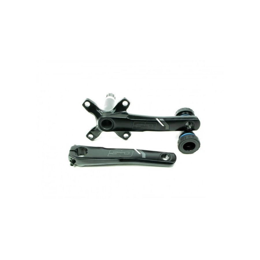 SD Expert 4-Lite 4 Hole Bob BMX Race Crankset - Black