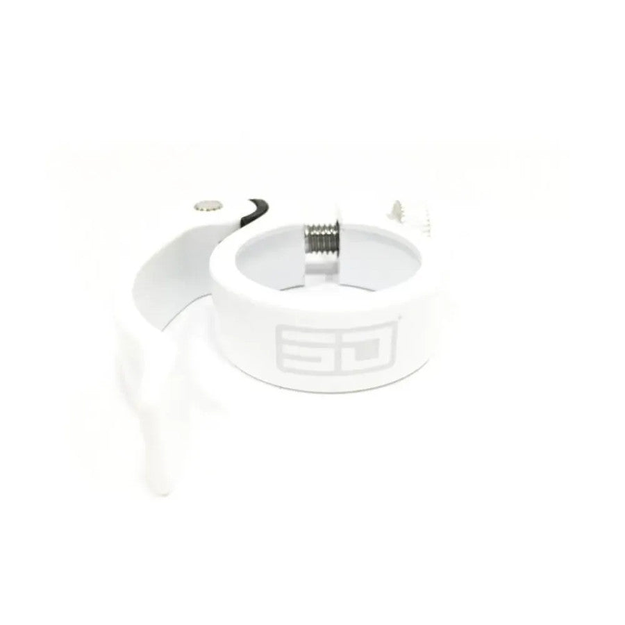SD Quick Release BMX Race Seat Clamp - White