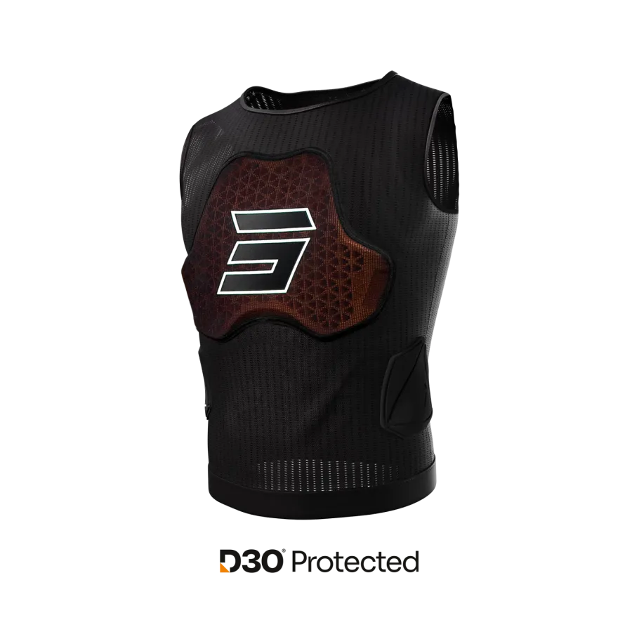 Shot D30 BMX Race/MTB/Downhill Body Armor - Black