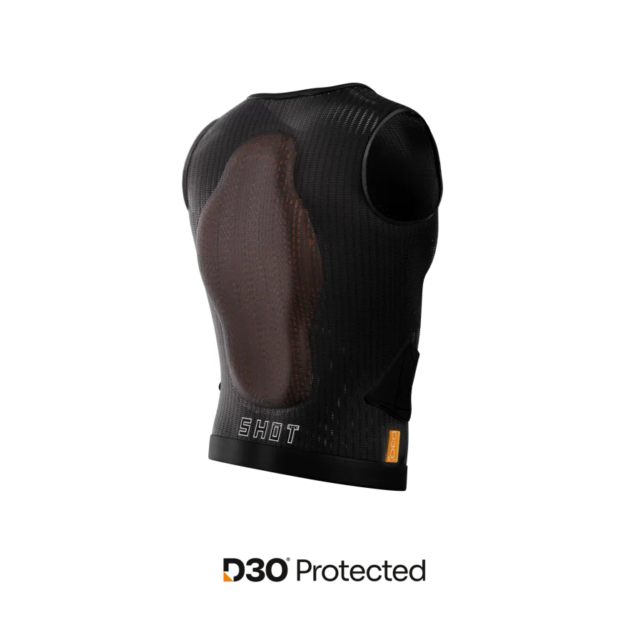 Shot D30 BMX Race/MTB/Downhill Body Armor - Black