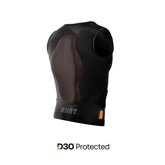 Shot D30 BMX Race/MTB/Downhill Body Armor - Black