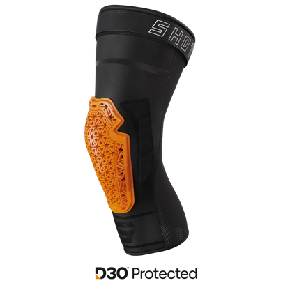 Shot D30 BMX Race/MTB/Downhill Knee Shin Guards - Black