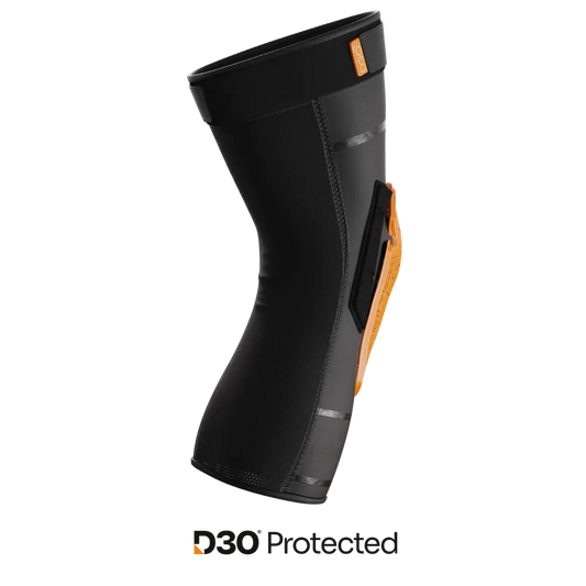 Shot D30 BMX Race/MTB/Downhill Knee Shin Guards - Black