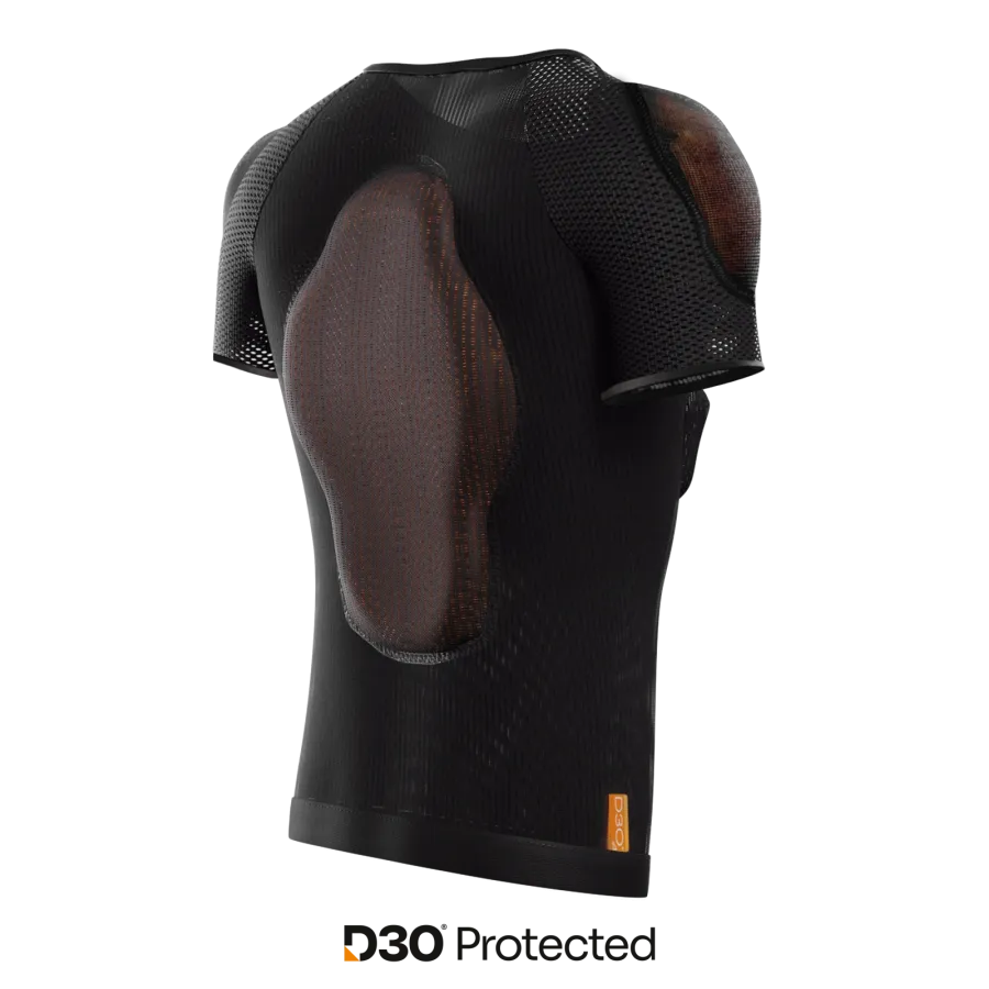 Shot D30 Race Protection SS BMX Race/MTB/Downhill Jacket - Black