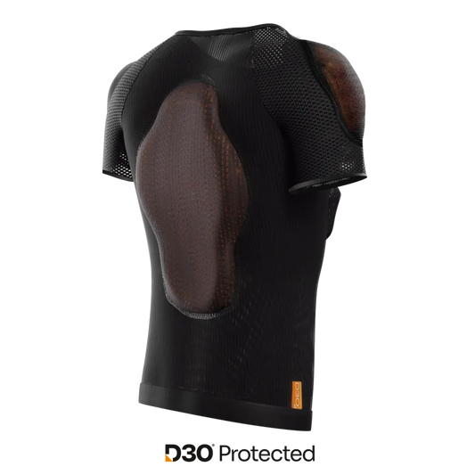 Shot D30 Race Protection SS BMX Race/MTB/Downhill Jacket - Black