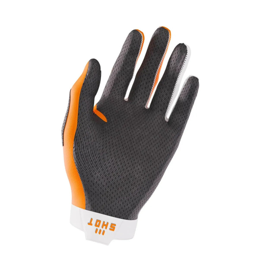 Shot Lite BMX Race/MTB/Downhill Gloves - Neon Orange