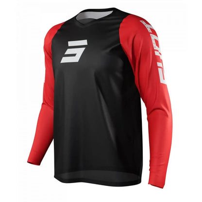Shot Neo Defender BMX Race/MTB/Downhill Jersey - Red
