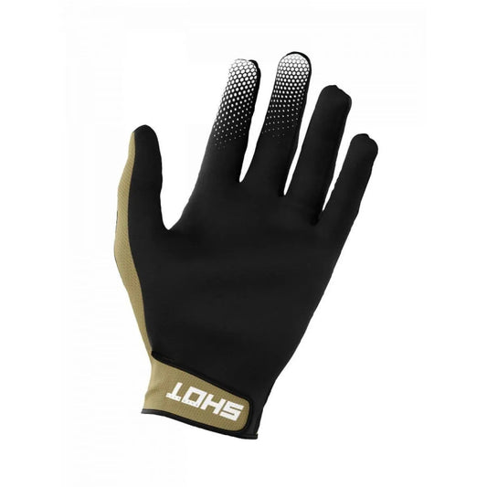 Shot Rogue Revolt BMX Race/MTB/Downhill Gloves - Gold