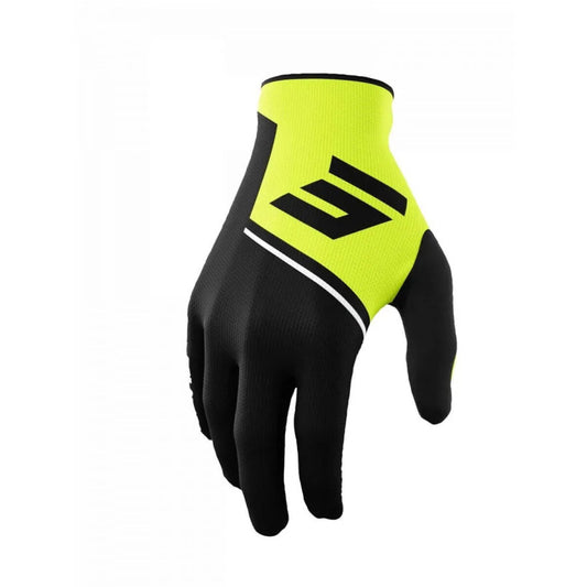 Shot Rogue Revolt BMX Race/MTB/Downhill Gloves - Neon Yellow