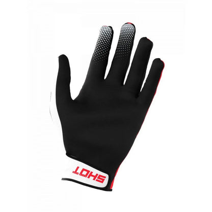 Shot Rogue Revolt BMX Race/MTB/Downhill Gloves - Red