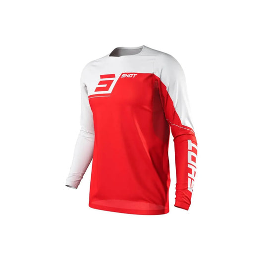 Shot Rogue Revolt BMX Race/MTB/Downhill Jersey - Red