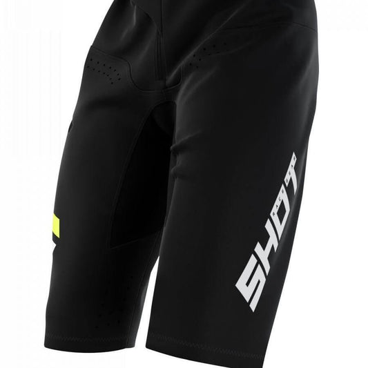Shot Rogue Revolt BMX Race/MTB/Downhill Shorts - Neon Yellow
