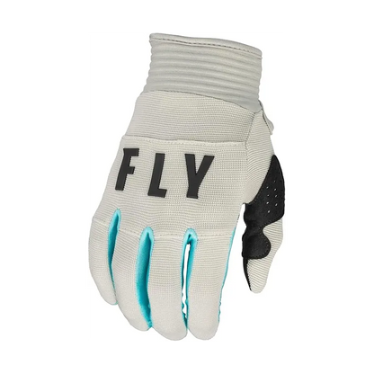 Fly Racing F-16 BMX Race/MTB/Downhill Gloves 2023 - Light Grey/Sky Blue