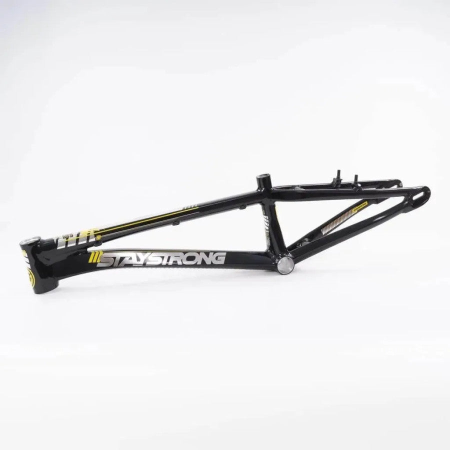 Stay Strong For Life V4 2023 Disc BMX Race Frame - Black