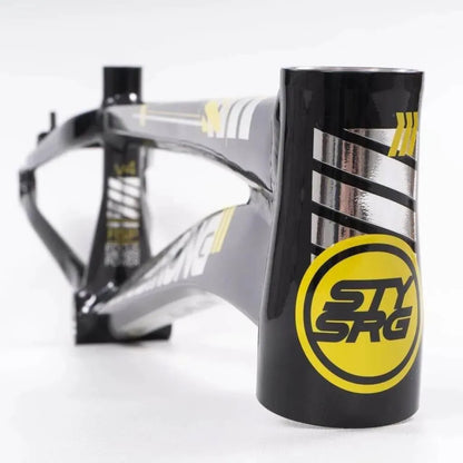 Stay Strong For Life V4 2023 Disc BMX Race Frame - Black