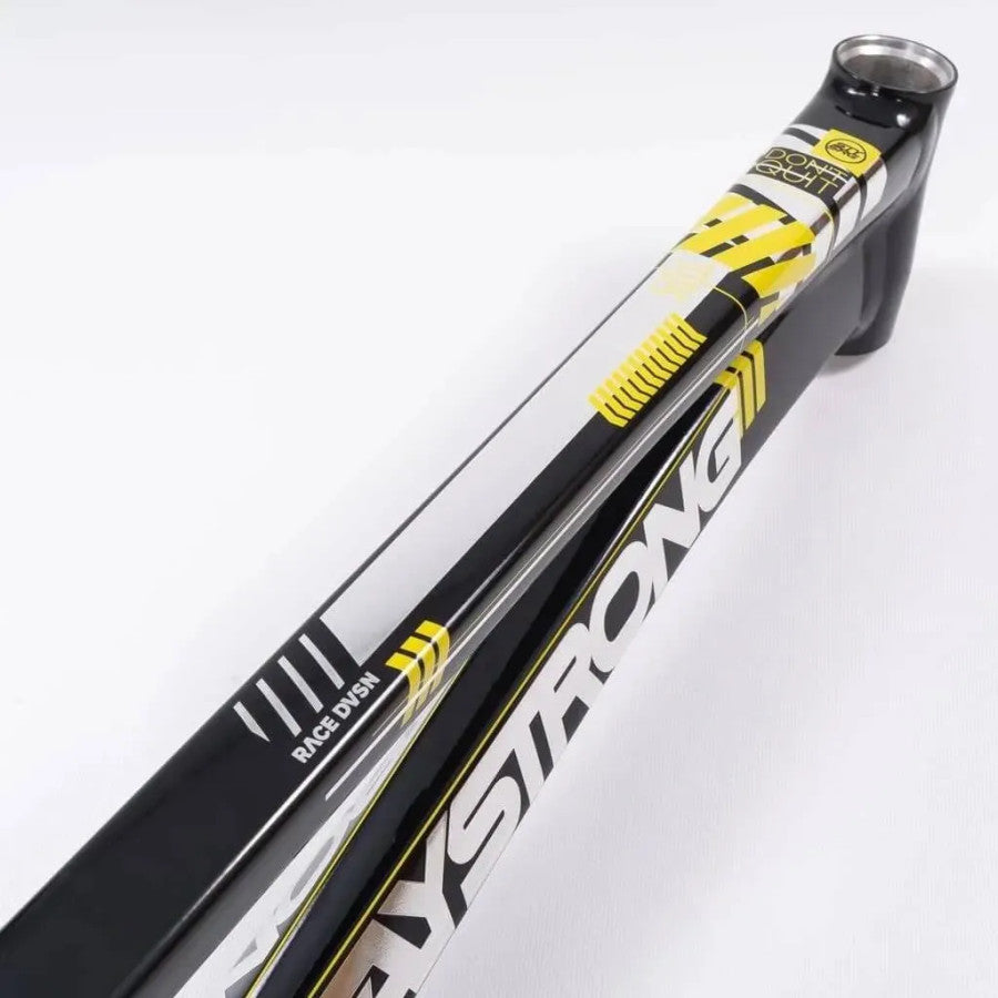 Stay Strong For Life V4 2023 Disc BMX Race Frame - Black