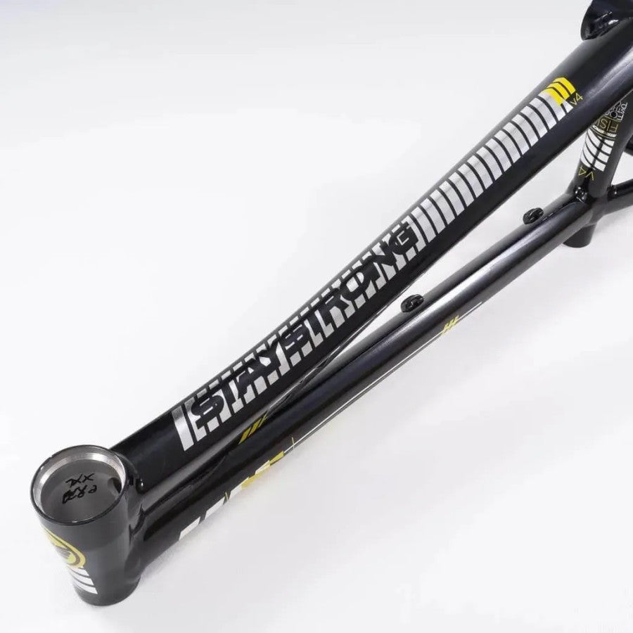 Stay Strong For Life V4 2023 Disc BMX Race Frame - Black