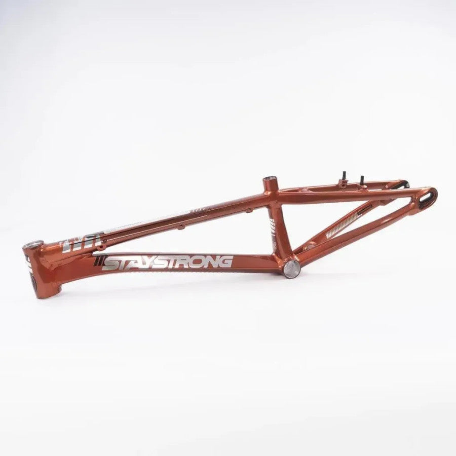 Stay Strong For Life V4 2023 Disc BMX Race Frame - Copper