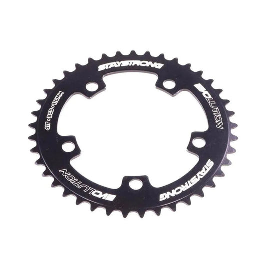 Stay Strong 7075 CNC Alloy 5 Hole BMX Race Chainring - Black