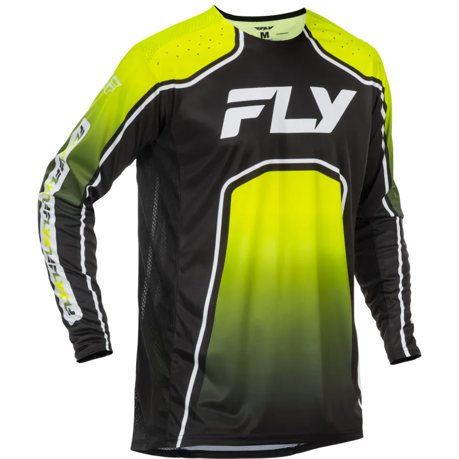 Fly Racing Rayce 2026 BMX Race/MTB/Downhill Jersey - Lime/Black/White