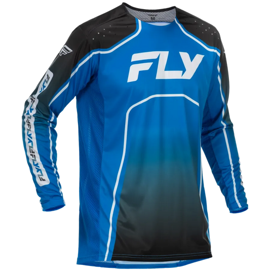 Fly Racing Rayce 2026 BMX Race/MTB/Downhill Jersey - Blue/Black/White