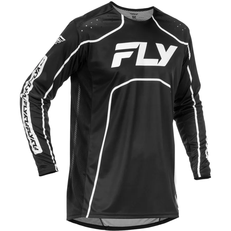 Fly Racing Rayce 2026 BMX Race/MTB/Downhill Jersey - Black/White